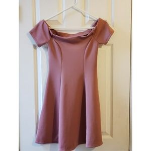 Forever 21 Off the shoulder skater dress